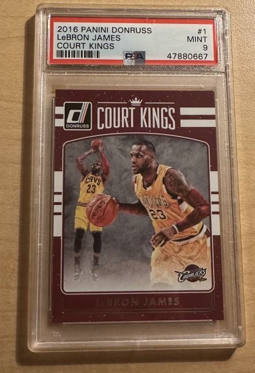 LeBron James Court Kings basketball card